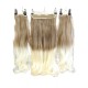  Yarımay Postiş Ankara Fiber Sentetik 3'lü Set Açık Karamel Platin Ombre