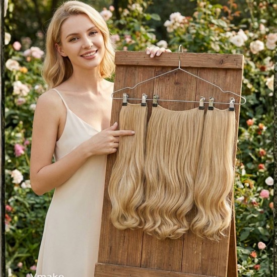  Yarımay Postiş Ankara Fiber Sentetik 3'lü Set Dore Sarı
