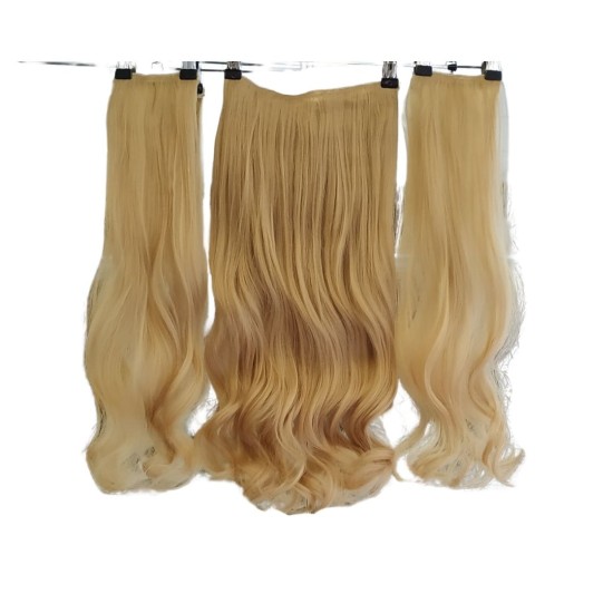  Yarımay Postiş Ankara Fiber Sentetik 3'lü Set Dore Sarı
