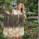  Yarımay Postiş Ankara Fiber Sentetik 3'lü Set Küllü Kumral Platin Ombre  